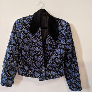 VINTAGE FLORAL BLAZER
